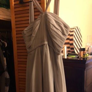 Grey Davids Bridal Brides Maid Dress